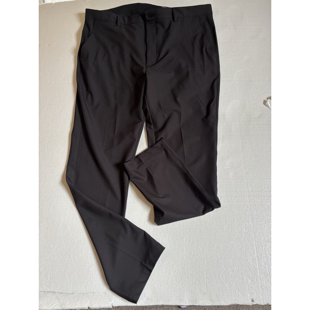 Greg Norman Performance Golf Pants Black Size 38 X 32 NEW